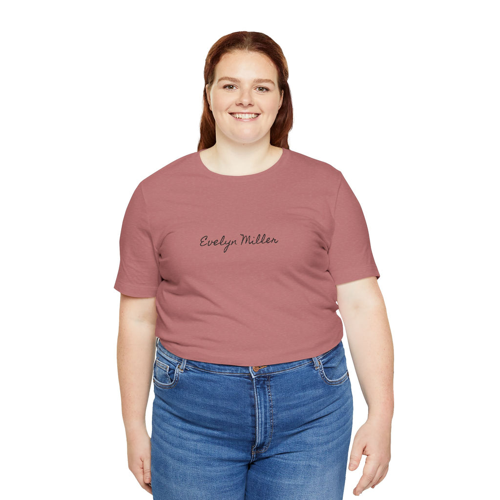 Script Author Tee - 'Evelyn Miller' Signature T Shirt