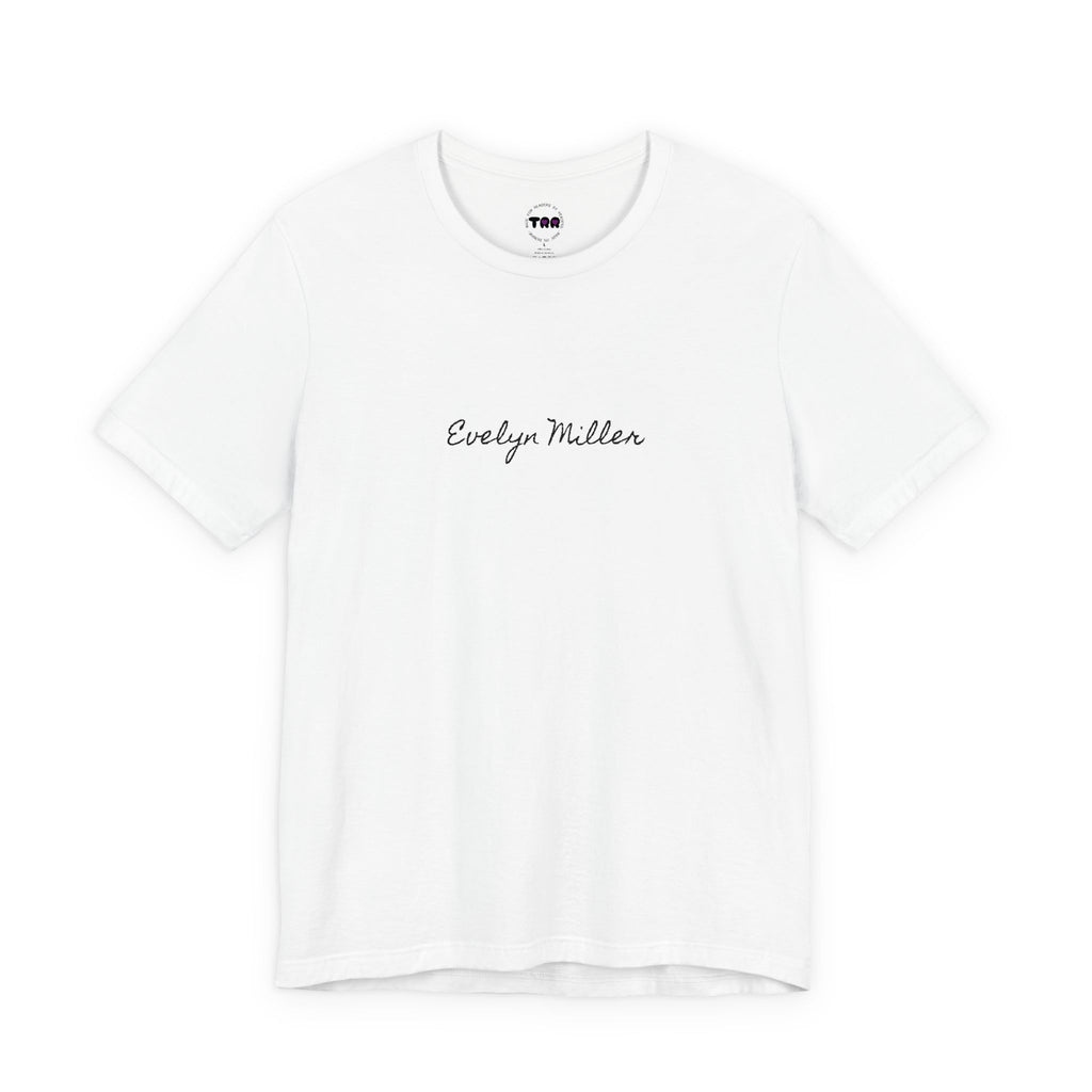 Script Author Tee - 'Evelyn Miller' Signature T Shirt