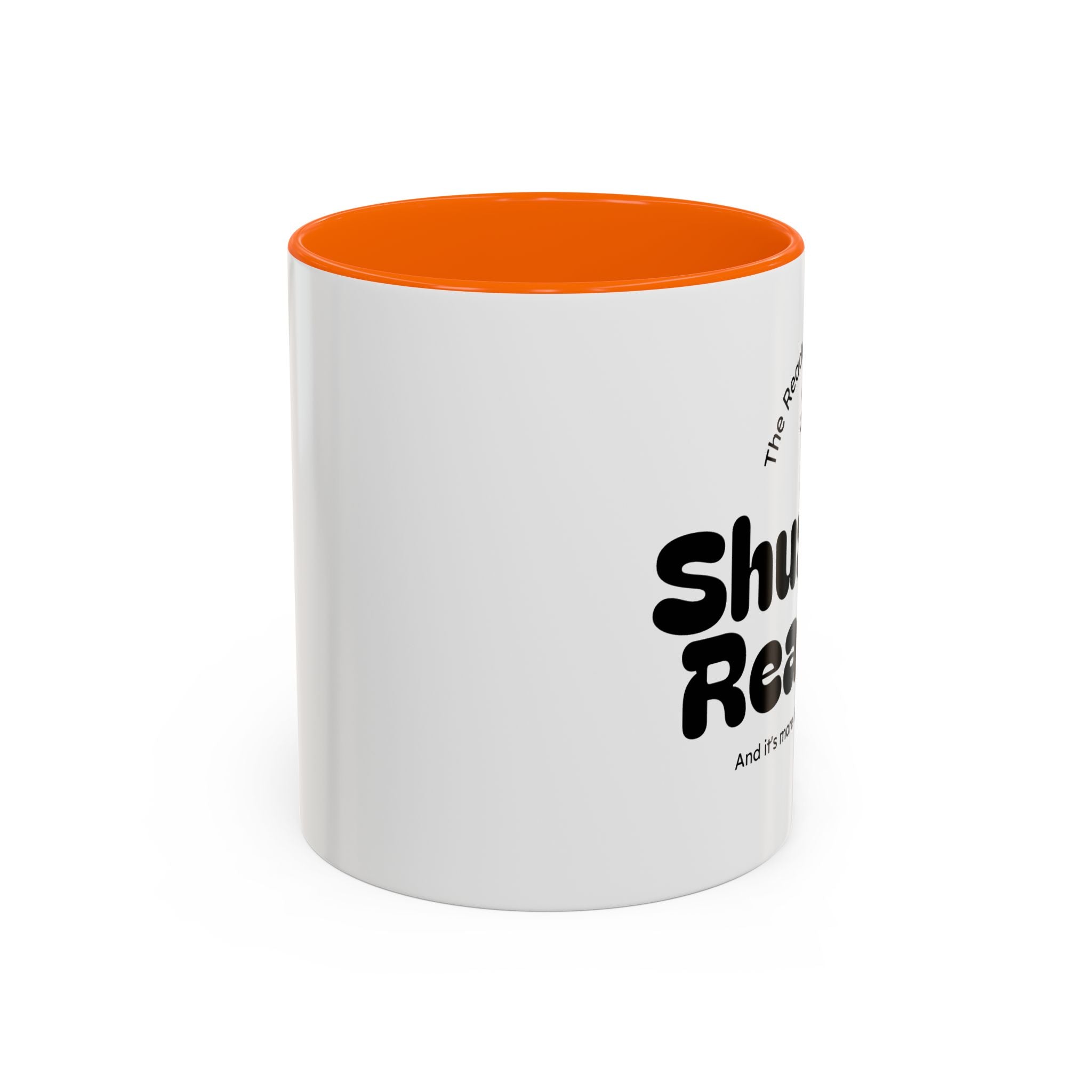 Reading Mug - "Shush I'm Reading" Accent Coffee Mug (11/15oz)