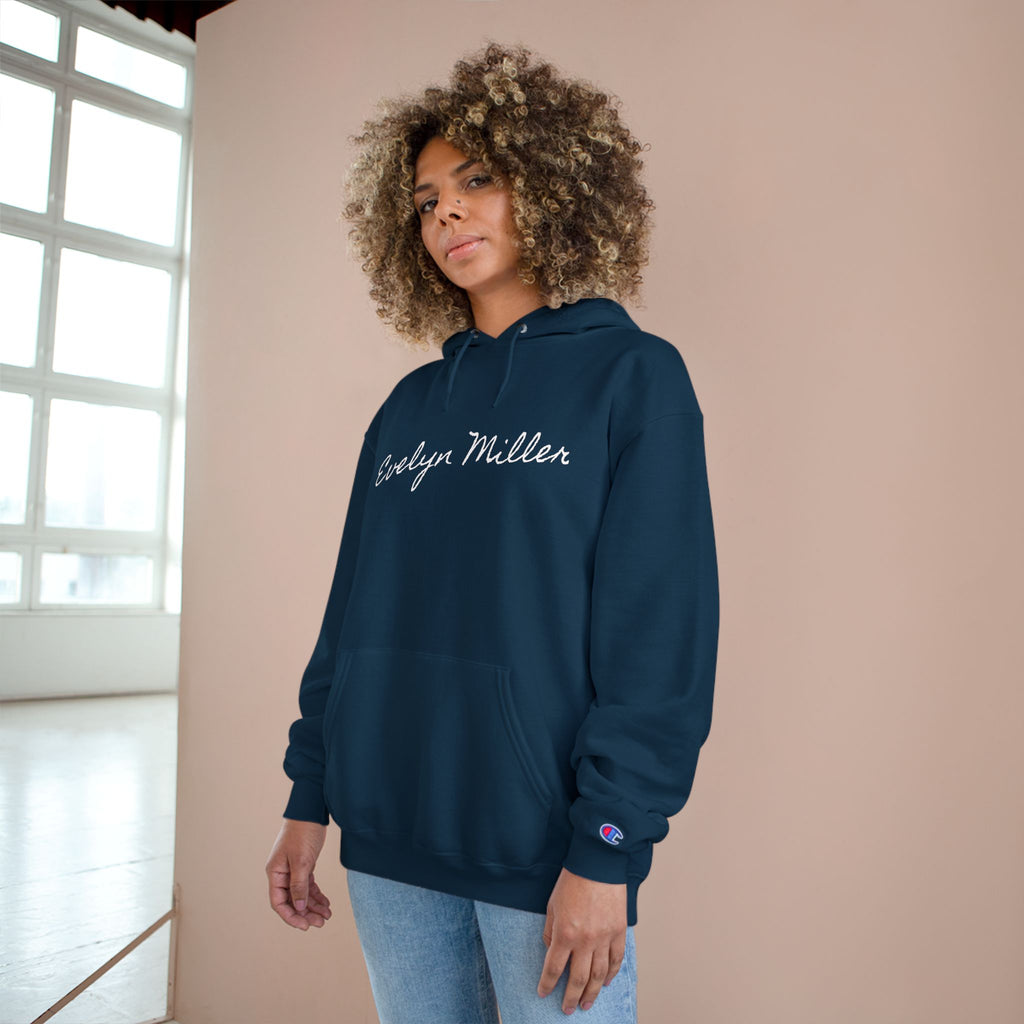 Author Signature Name Hoodie —  Evelyn Miller Champion Hoodie