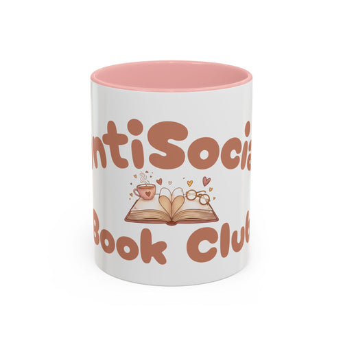 AntiSocial Book Club Mug — Cozy Reading Coffee Mug (11/15oz)
