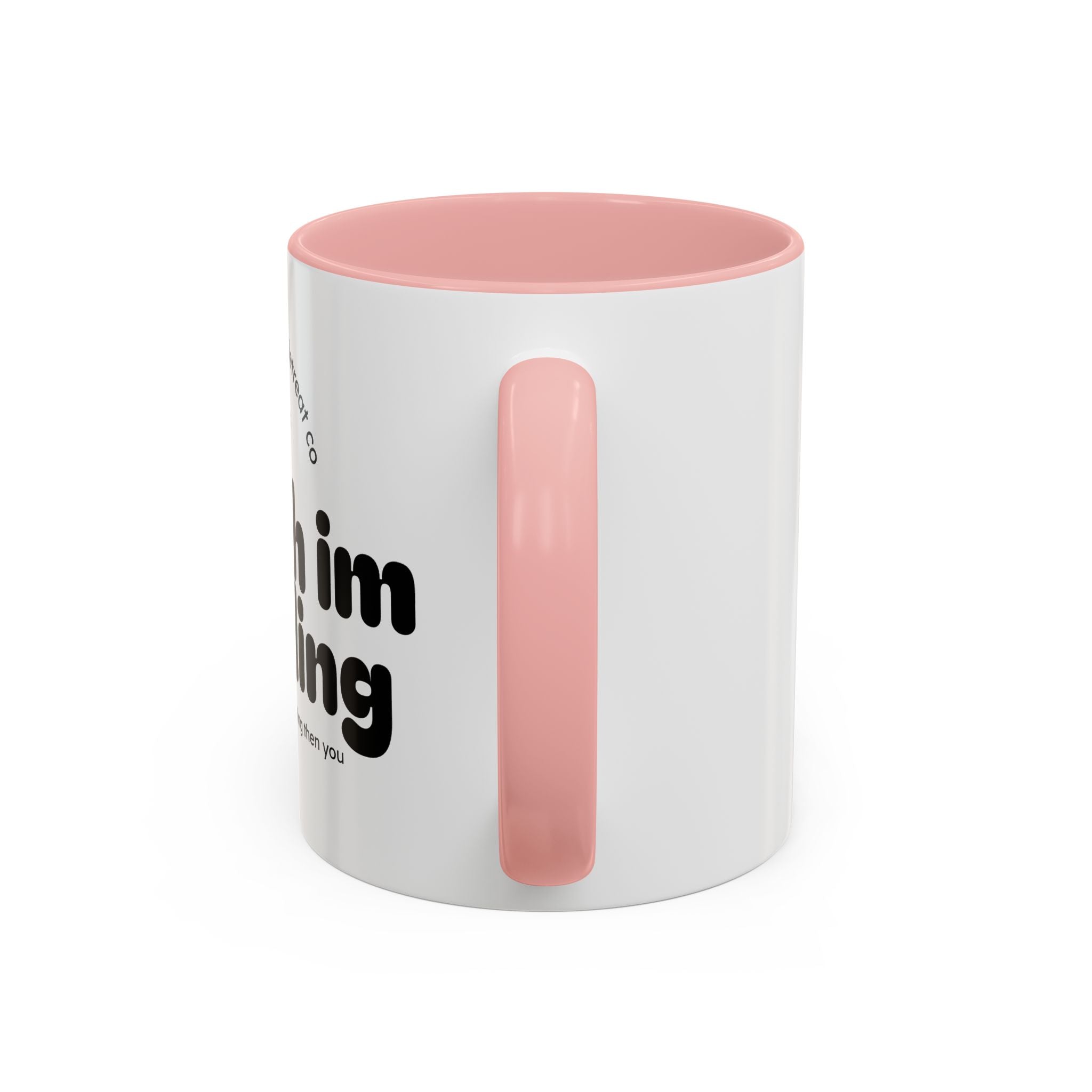 Reading Mug - "Shush I'm Reading" Accent Coffee Mug (11oz)