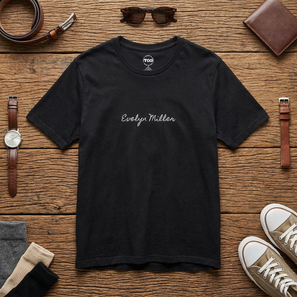 Script Author Tee — 'Evelyn Miller'  Signature T‑Shirt