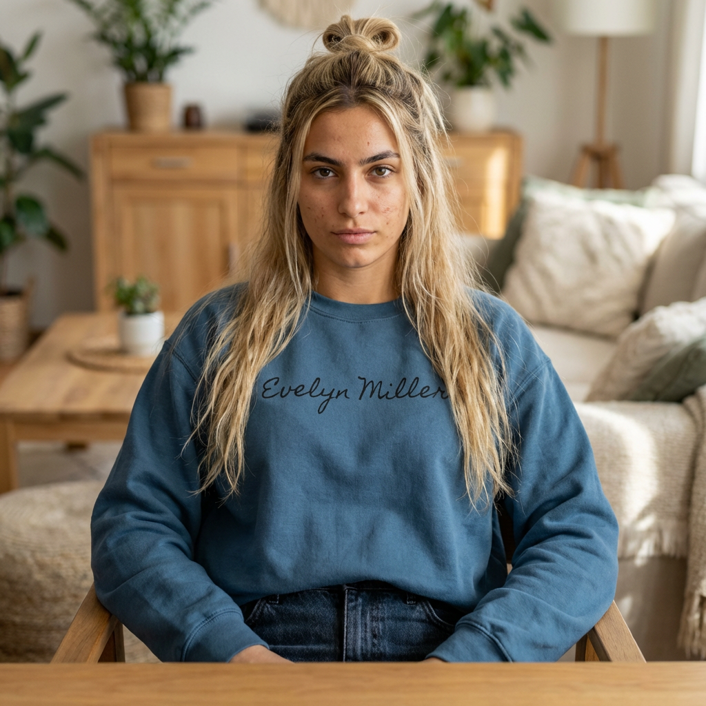 Author Signature 'Evelyn Miller' Crewneck