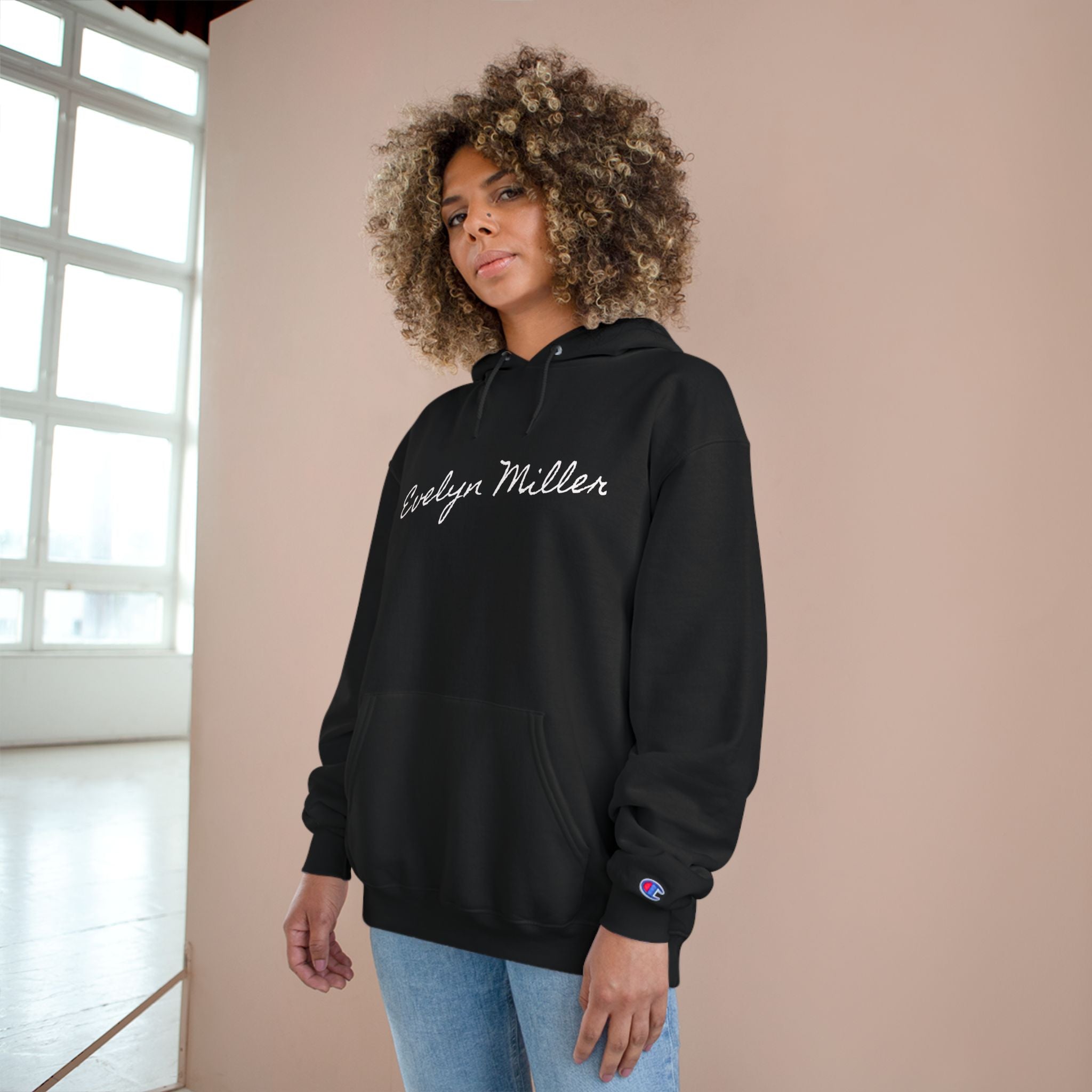 Author Signature Name Hoodie —  Evelyn Miller Champion Hoodie
