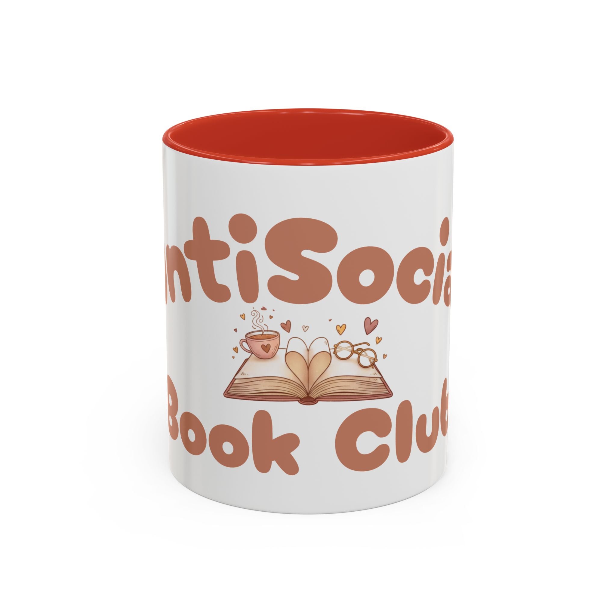 AntiSocial Book Club Mug — Cozy Reading Coffee Mug (11/15oz)